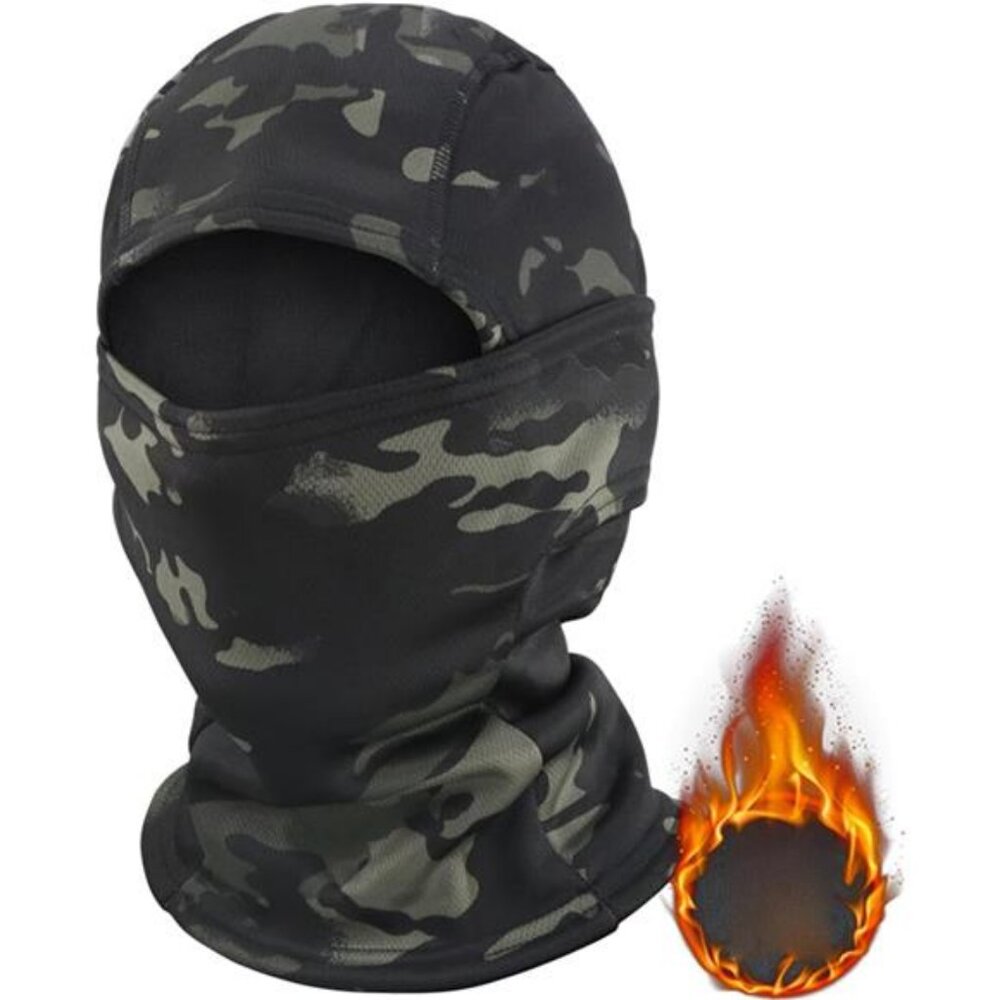 Autumn and‎ Winter Warm Balaclava Headset Mask, Hunting, Camouflage Skiing Mask,